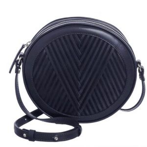 Lili Radu Midnight Leather Circle Bag